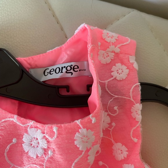 Gorgeous George Floral’s Dress 👗 in Pink /White 🌸🌸 and Dentelles 🌸🌸 - Picture 7 of 10